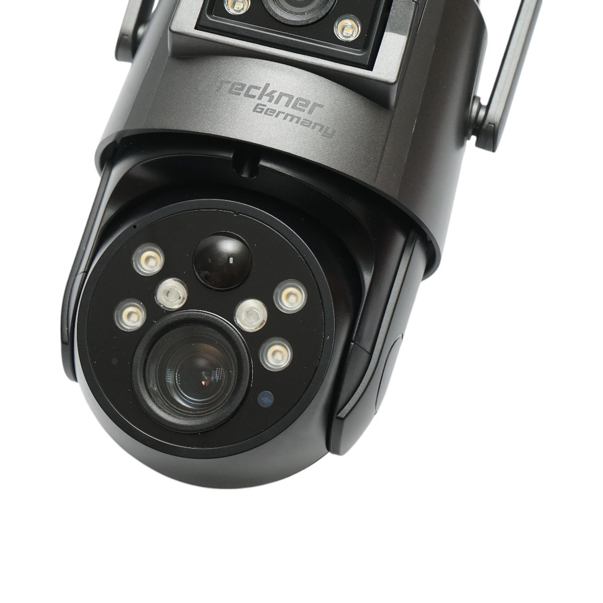Camera supraveghere lentila duala 6 MP, 4G, WIFI 2.4 GHz cu panou solar, baterie 10000 mAh, 360 grade PTZ, detectie umana PIR, night vision si aplicatie Ubox